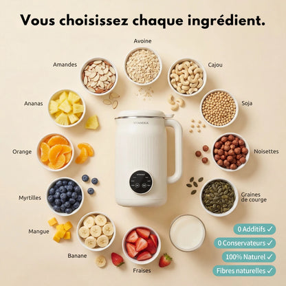 VitaMixia -- 8-in-1 Multifunction, Make Plant-Based Milk, Juices & Much More