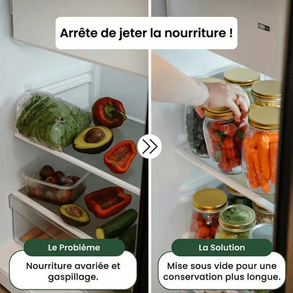 Your food stays fresh longer. Less waste. Less stress.