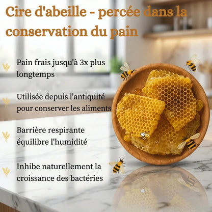 Premium 100% cotton and beeswax bread bags