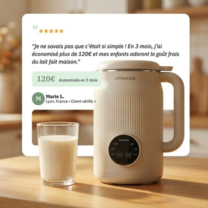 VitaMixia : Multifonctions 8-en-1 , Préparer Du Lait Végétal , Des Jus & Bien Plus