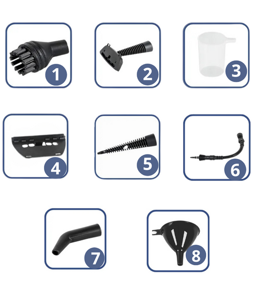 9 multifunctional accessories (gaskets, mattresses, curtains, windows, floors...)