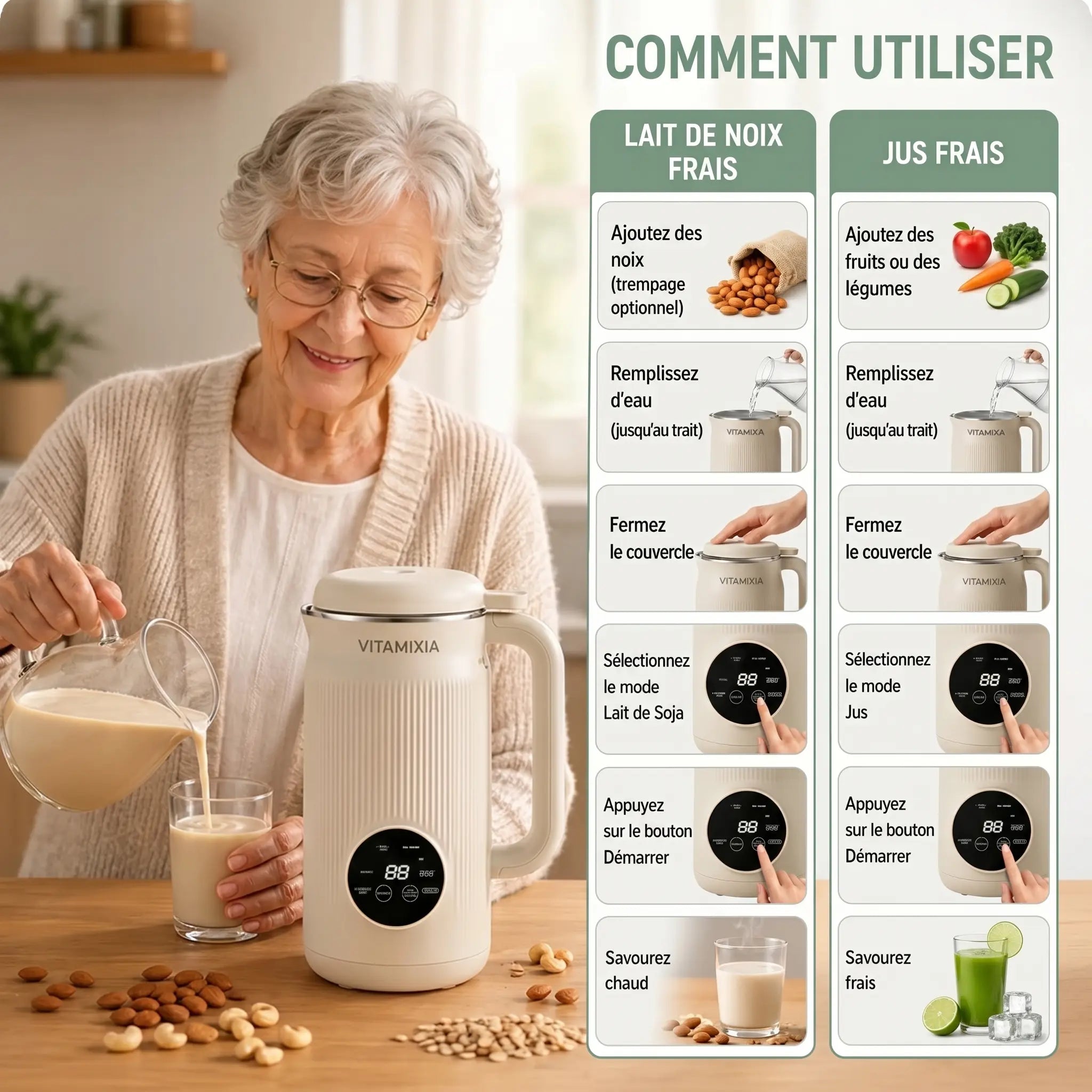 Vitamixia: L'Appareil 8-en-1 Qui Garde 100% de Vos Fibres (Et Se Nettoie Tout Seul)