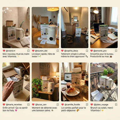 VitaMixia - Multifonction 8-en-1 Pour Préparer Du Lait Végétal , Des Jus & Bien Plus