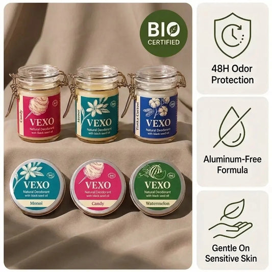 Vexo | Natural Deodorant with Black Seed Oil