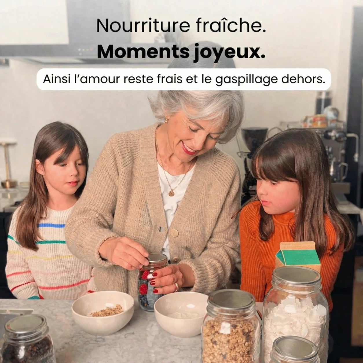 Your food stays fresh longer. Less waste. Less stress.