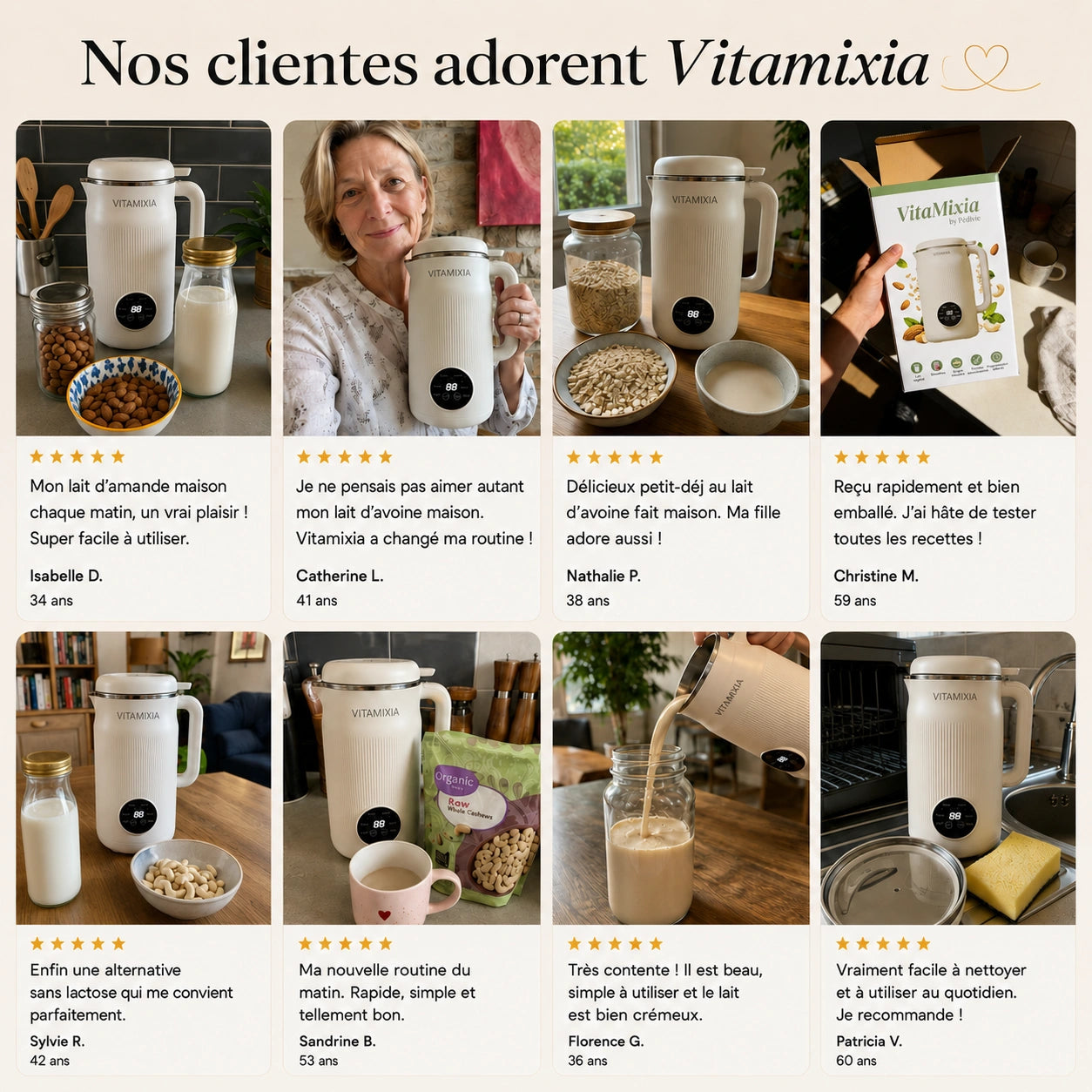 Vitamixia — Machine à lait végétal maison