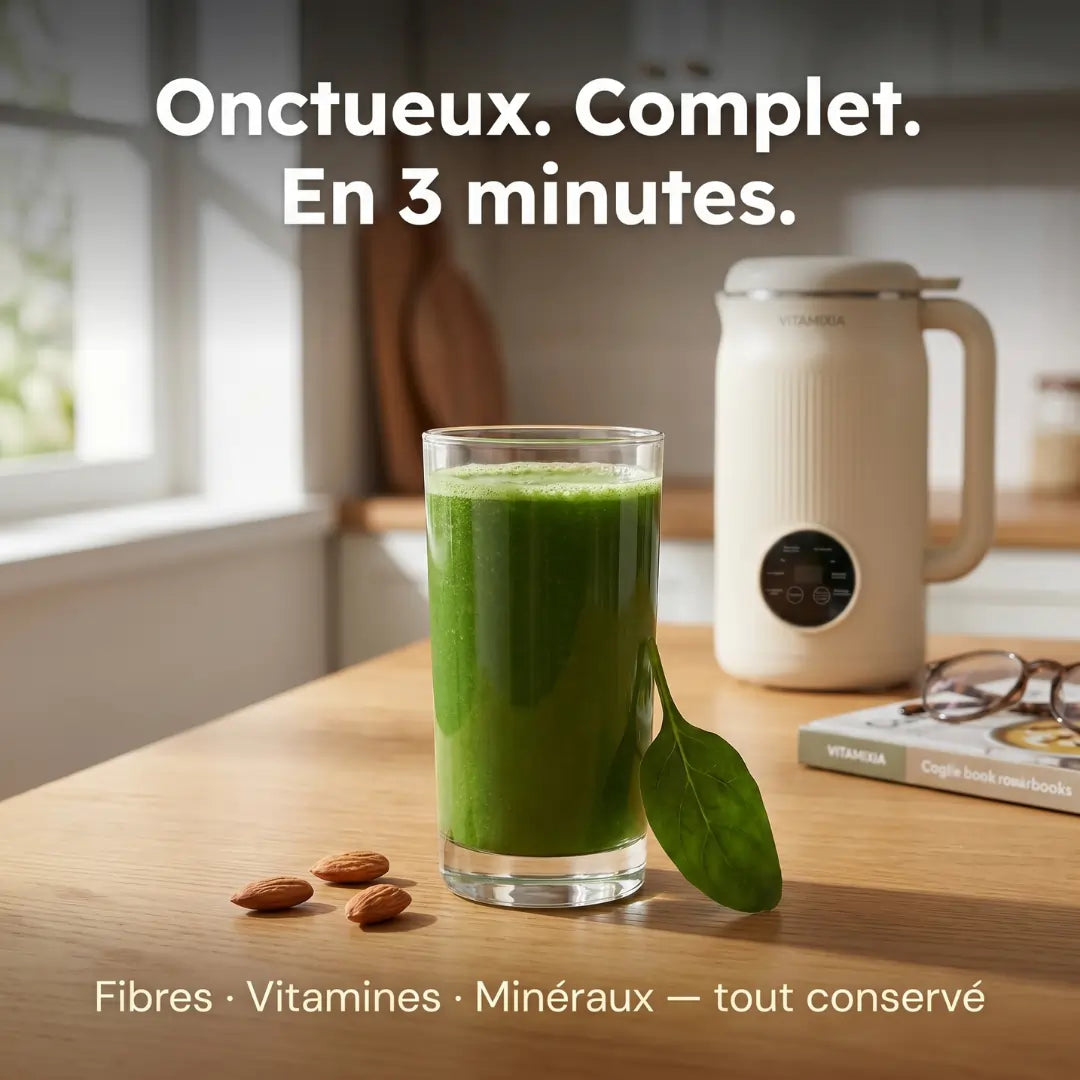 VitaMixia 8-in-1 Multifunction, Make Plant-Based Milk, Juices & Much More.