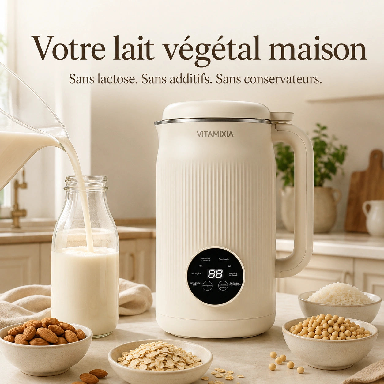 Vitamixia — Machine à lait végétal maison