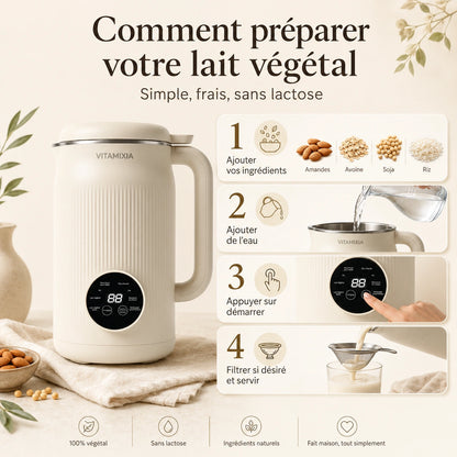 Vitamixia — Machine à lait végétal maison