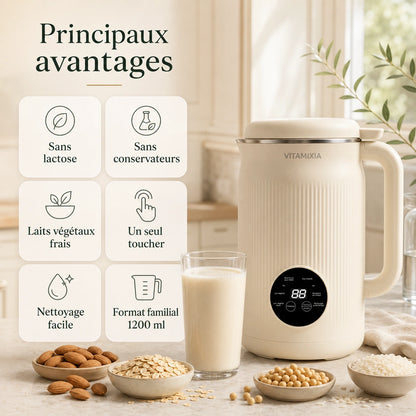 Vitamixia — Machine à lait végétal maison